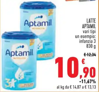 Conad City LATTE APTAMIL 830 g offerta
