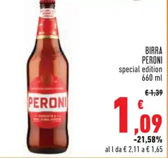 Conad City BIRRA PERONI special edition 660 ml offerta