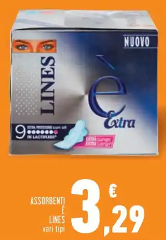 Conad City ASSORBENTI È LINES offerta