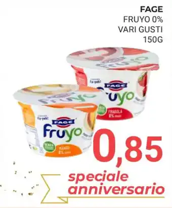 Eté FAGE FRUYO 0% VARI GUSTI 150G offerta