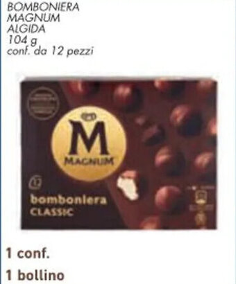 Conad City BOMBONIERA MAGNUM ALGIDA 104 g conf. da 12 pezzi offerta