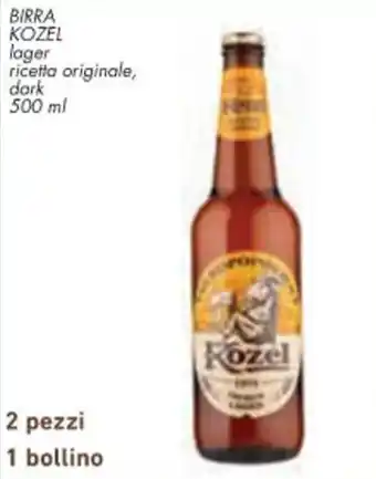 Conad City BIRRA KOZEL 500 ml offerta