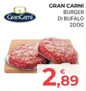 Eté GRAN CARNI BURGER DI BUFALO 200G offerta
