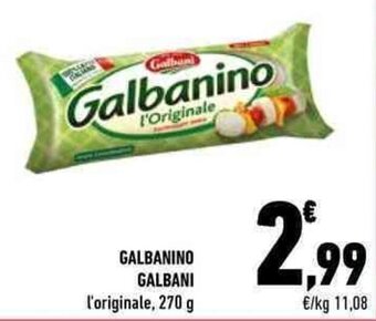 Conad GALBANINO GALBANI l'originale, 270 g offerta