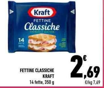 Conad FETTINE CLASSICHE KRAFT 14 fette, 350 g offerta