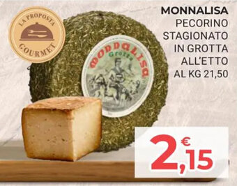 MONNALISA PECORINO STAGIONATO IN GROTTA