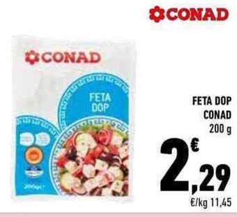 Conad FETA DOP CONAD 200 g offerta