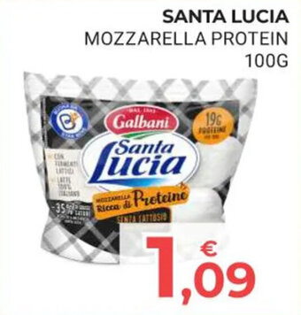 Eté SANTA LUCIA MOZZARELLA PROTEIN 100G offerta