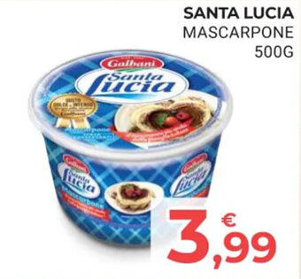 Eté SANTA LUCIA MASCARPONE 500G offerta