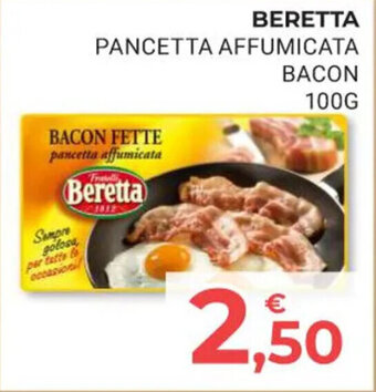 Eté BERETTA PANCETTA AFFUMICATA BACON 100G offerta