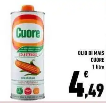 Conad OLIO DI MAIS CUORE 1 litro offerta