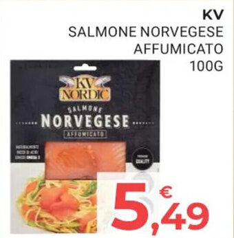KV SALMONE NORVEGESE AFFUMICATO 100G