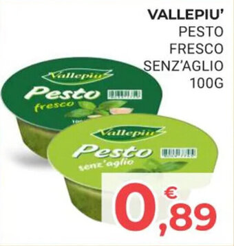 Eté VALLEPIU' PESTO FRESCO SENZ'AGLIO 100G offerta