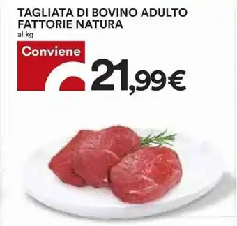 Coop TAGLIATA DI BOVINO ADULTO FATTORIE NATURA offerta
