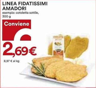 Coop LINEA FIDATISSIMI AMADORI 300 g offerta
