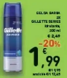 Conad Gillette Gel Da Barba offerta