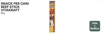 Coop SNACK PER CANI BEEF STICK VITAKRAFT 12 g offerta