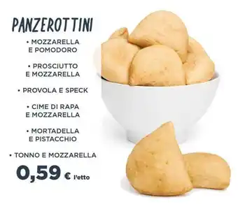 Famila Superstore PANZEROTTINI MOZZARELLA E POMODORO offerta