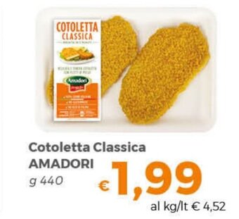 Tocal Cotoletta Classica AMADORI g 440 offerta