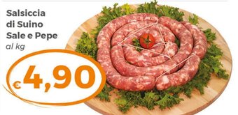 Tocal Salsiccia di Suino Sale e Pepe offerta