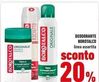 Conad DEODORANTE BOROTALCO linea assortita offerta