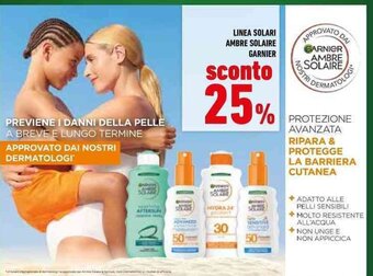 Conad LINEA SOLARI AMBRE SOLAIRE GARNIER offerta