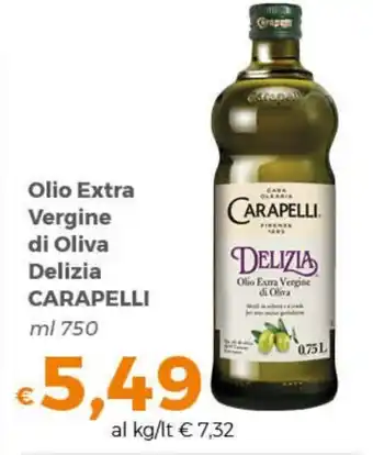 Olio Extra Vergine di Oliva Delizia CARAPELLI ml 750