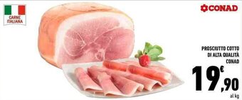 Conad PROSCIUTTO COTTO DI ALTA QUALITÀ CONAD offerta