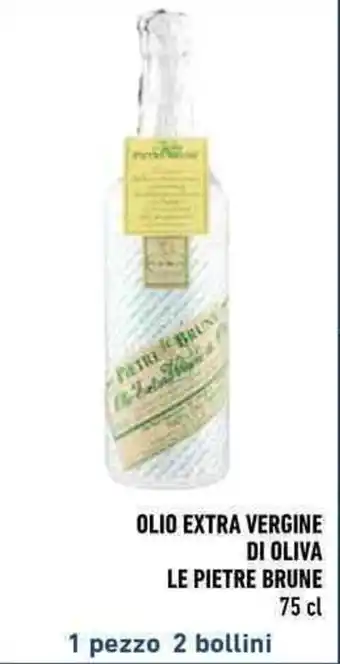Conad OLIO EXTRA VERGINE DI OLIVA LE PIETRE BRUNE 75 cl 1 pezzo 2 bollini offerta