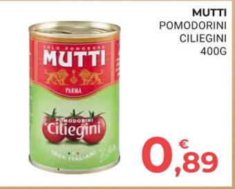 Eté MUTTI POMODORINI CILIEGINI 400G offerta