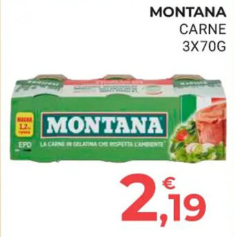 Eté MONTANA CARNE 3X70G offerta