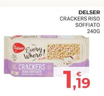 Eté DELSER CRACKERS RISO SOFFIATO 240 g offerta