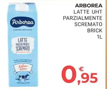Eté ARBOREA LATTE UHT PARZIALMENTE SCREMATO BRICK 1L offerta