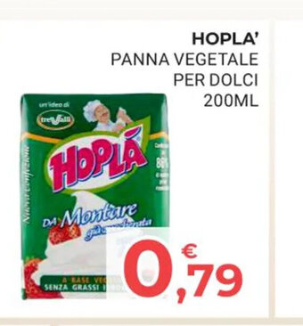 Eté HOPLA' PANNA VEGETALE PER DOLCI 200ML offerta