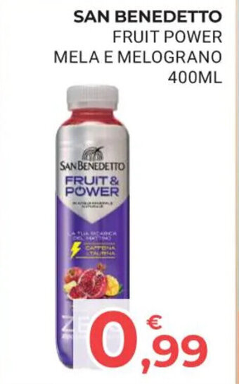Eté SAN BENEDETTO FRUIT POWER MELA E MELOGRANO 400ML offerta