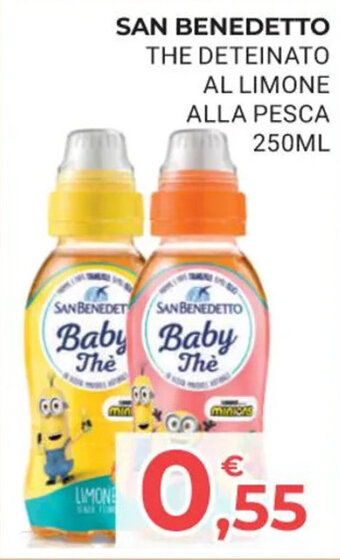 Eté SAN BENEDETTO THE DETEINATO AL LIMONE ALLA PESCA 250ML offerta