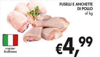 Coal FUSELLI E ANCHETTE DI POLLO al kg offerta