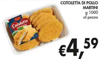 Coal COTOLETTA DI POLLO MARTINI g 1000 offerta