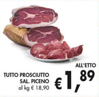 Coal TUTTO PROSCIUTTO SAL. PICENO offerta