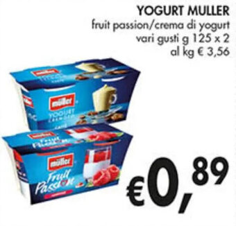 Coal YOGURT MULLER g 125 x 2 offerta