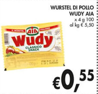 Coal WURSTEL DI POLLO WUDY AIA x 4 g 100 offerta