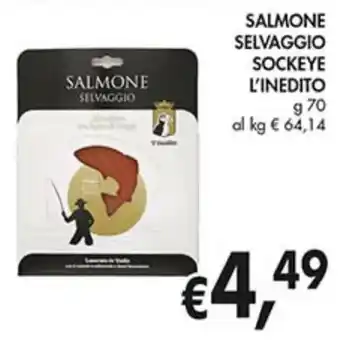 SALMONE SELVAGGIO SOCKEYE L'INEDITO g 70