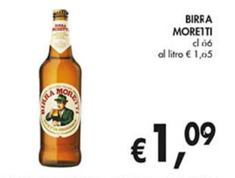 Coal BIRRA MORETTI cl 66 offerta