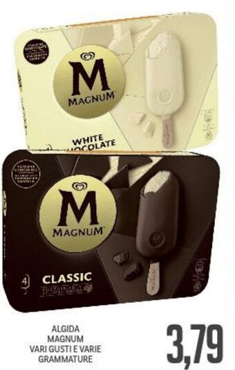 Supermercati Piccolo ALGIDA MAGNUM VARI GUSTI E VARIE GRAMMATURE offerta