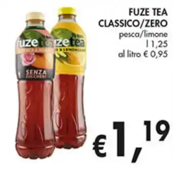 Coal FUZE TEA CLASSICO/ZERO 1,25 l offerta