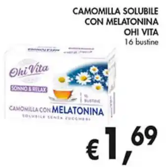 Coal CAMOMILLA CON MELATONINA OHI VITA 16 bustine offerta