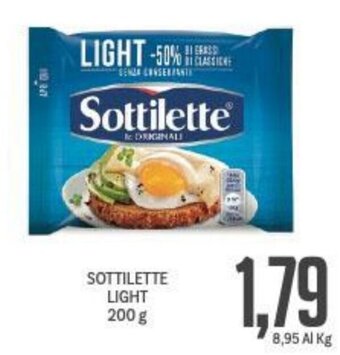Supermercati Piccolo SOTTILETTE LIGHT 200 g offerta