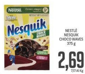 Supermercati Piccolo NESTLÈ NESQUIK CHOCO WAVES 375 g offerta