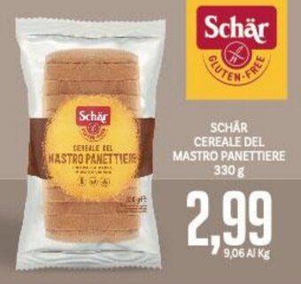 Supermercati Piccolo SCHÄR CEREALE DEL MASTRO PANETTIERE 330 g offerta