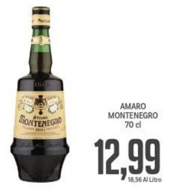 Supermercati Piccolo AMARO MONTENEGRO 70 cl offerta